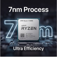 AMD | AMD Ryzen 5 5600G R5 5600G CPU 3.9GHz 6‑Core 12‑Thread 65W CPU L3 16M 100‑000000252 Socket AM4