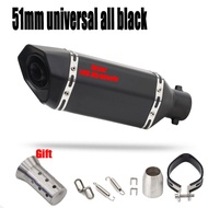 305mm diameter universal Escape Moto Tube motorcycle exhaust muffler with removable DB killer For MT