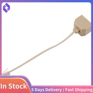 Telephone RJ11 Male Line to Double RJ11 Female Jack Filter Splitter Adapter