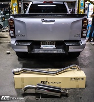 ท่อไอเสีย ชุดท่อตรงรุ่น Isuzu d-max 1.9 2020 ถึงปัจจุบัน​งานแท้ JTC TITANIUM