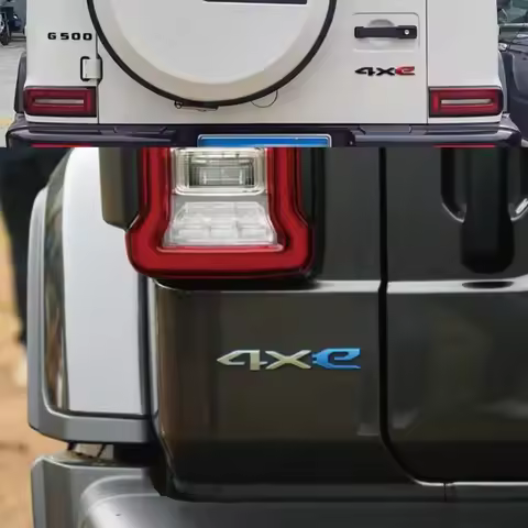 3D Car Styling 4XE 4xe car Hood Fender trunk Rear Bonnet Nameplate Decal Emblem Badge Sticker for Wr