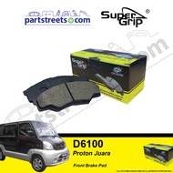 Super Grip Front Brake Pad - Perodua Viva 660/850 1.0 - D6100 (1set)