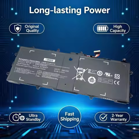 New Original AA-PBZN2TP Laptop Battery For Samsung ATIV Tab 5 11.6" 500T XE500T1C XE303C12 NP910S3G 