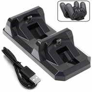 USB Dual Charge Dock สําหรับ PS4 Controller Gaming ชาร์จ Stand สําหรับ Sony PlayStation 4 ไร้สาย Gam