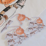 【客製化貼紙】守宮 貓狗 毛孩 人像 HG寵物似顏繪 ⋯3M防水⋯