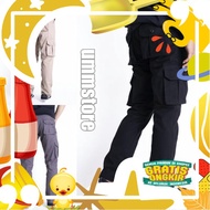 UNGU STRECH MEN'S WARRIOR CARGO PANTS/black orange purple turquoise khaki