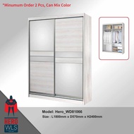 Sliding Door anti jump Door Wardrobe (6x8)ft