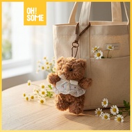 OHSOME - Gantungan Boneka Plush Beruang Coklat Sweet Forest - Mainan Plush Keychain Brown Teddy Bear