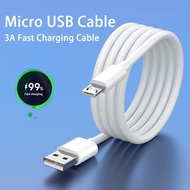 USB Micro Cable 3A Fast Charge Data Cable for Samsung Xiaomi Tablet Android Mobile Phone Accessories Charger Charging USB Cable