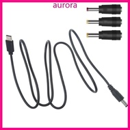 Aur 1m Type C to 5V 5 5x2 1mm Charging Cable for Router Laptop Speaker Modem LED