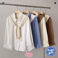 Harajuku Spring New Korean Two-piece Fake Shirt