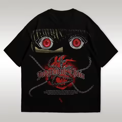 2026 New Arrival Hunter X Hunter Kurapika Judgement Chain T-Shirt Kids/Adults Anime Tops