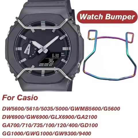 Metal Watch Bumper for Casio DW5600/5610//5035/6900 GA2100/100 GX56 GW6900 Anti-collision Protector 