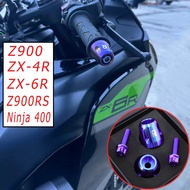 FLAWLESSTI Gr5 Titanium Bar End Bolt For Z900 Z900RS Ninja 400 ZX-4R ZX-6R