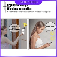 FOCUS Energy Saving Doorbell Wireless Doorbell Wireless Door Bell Intercom System for Home Security Clear Sound Dual Way Voice Communication Ideal for Southeast Asian Buyers