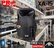 ส่งฟรี ตู้ลำโพงอเนกประสงค์ PROPLUS XA-15 MAX POWER 3000Watts รองรับ USB SDCARD และ BLUETOOTH ใช้ได้ทั้งไฟ AC และแบตเตอร์รี่ DC 12V PROPLUS XA-15