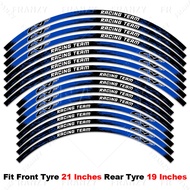 ใหม่🧡CRF มอเตอร์ไซด์แถบดุมสะท้อนแสงรูปลอกติดขอบสติ๊กเกอร์แต่งล้อสำหรับฮอนด้า CRF 450 Crf 250 L 300L