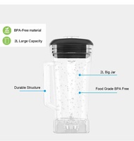 sdjkafepowiaeupowqrie BPA Free 3HP 2200W Heavy Duty Commercial Grade Blender Mixer Juicer High Power Food Processor Ice Smoothie Bar Fruit Blender