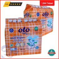 Extra Cashback Oto Adult Diapers / Adult Diapers Adhesive Size M - Fill 14 X Exclusive