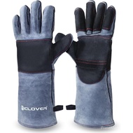 IC IC ICLOVER Animal Hand Grab Gloves Snake-Proof Bite-Proof, Double-Layer Leather Liner, Bite-Proof