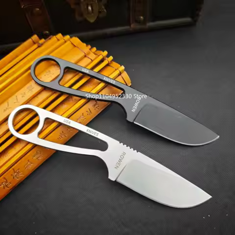 IZULA Stainless Steel Fixed Blade with Sheath Pocket Knife Portable Utility Tool Camping Fishing Hik