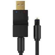 Optical Audio Transmitter Bluetooth Audio Transmitter Low Latency Stereo Music Dual Stream Multi-Poi