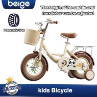 Bieg Kids Bike Size 12 Inci /16" Inch Bicycles Child Rubber Wheels with Basket Children Aged 2-12 Cy