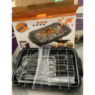 Smokeless electric grill