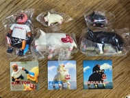 Yukinori Dehara "Vanimals Zoo" Butcher & Pigs 3" Sofubi Art Figure soft vinyl toy set of 3