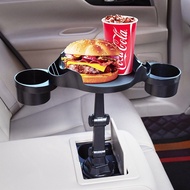 CENZIMO Foldable Car Food Tray With Bottle Cup Holder Car Water Cup Cell Phone Holder