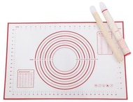 A39- 矽膠揉麵墊 烘培揉麵不粘墊 防滑不沾 40*60cm 附刻度 案板擀麵墊和麵墊 案板擀麵墊 麵墊 麵團墊 烘焙墊 烘焙用具