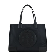 TORY BURCH ELLA 經典縫線LOGO小號尼龍托特包-黑_廠商直送