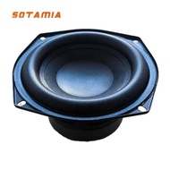 SOTAMIA 1Pcs 5.25 Inch Subwoofer Audio Speaker 4 Ohm 50W Multimedia Subwoofer Speaker Bubble Edge So