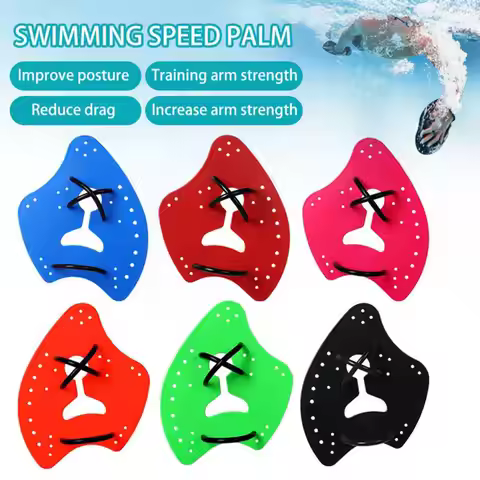 Freestyle Swimming Fins Adults Swimming Paddle Professional Swimming Hand Paddles Beginner Swim Trai