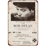 CIFbuy Vintage Concert Poster Decor Bob Dylan Carnegie Hall Retro Music Memorabilia Gift