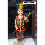 Daerah Dayak Wanita SDkls 1-3| Baju Adat Karnaval Kostum Tari Anak Tradisional Pentas Seni Parade