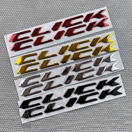 CLICK Motorcycle Logo Emblem Sticker Soft plastic for HONDA CLICK 125i,150i,160,V1,V2&amp;V3
