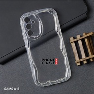 CASE SAMSUNG A15 4G SAMSUNG A15 5G SOFT CASE MELTING WAVY CHROME CASE G01 SAMSUNG A15 4G SAMSUNG A15
