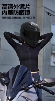 NHK SUPERFLY หมวกกันน็อค V2 R6ใหม่สีทึบ & กระบังหน้าของ Siang Malam แบบดั้งเดิมขนาด L XL & XXL