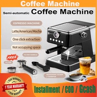 MiniCoffee Machine Homecoffee machine Cafetera 20BarEspresso inox Semi Automatic Expresso Cappuccino