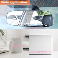||HL||3Pcs/Set Passenger Princess Car Sticker Self-adhesive Universal SUV Auto Rearview Mirror Letter Decoration Decal Car Interior Accessories