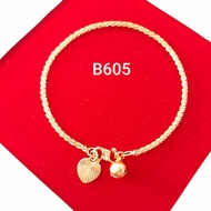 Emas Bangkok Gelang Tangan Orang Dewasa Biji Jagung/Gila2 ((COP 916)) READY STOK