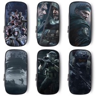 Arena Breakout Canvas Pencil Bag Multi-layer Pencil Case Stationery Box Flip Cover Multiple Layers P