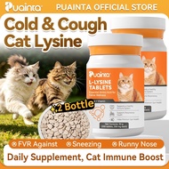 PUAINTA L-Lysine for Cat Cold Sneezing Runny Nose Against FVR Cat Supplement Booster Immune System 2