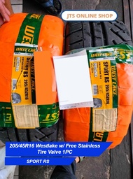 205/45R16 Westlake Sport RS w/ Free Stainless Tire Valve 1PC