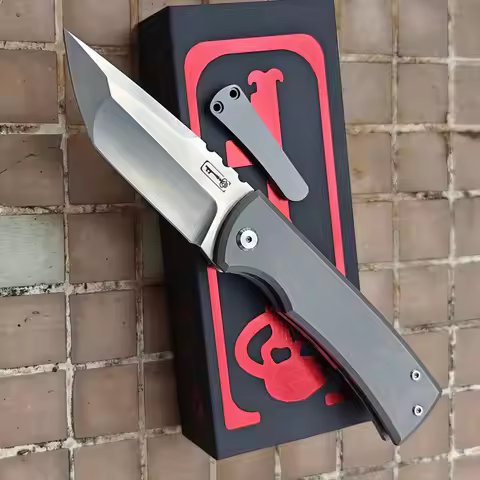 JUFULE Tanto Chaves Kickstop Redencion 229 Ceramic Bearings Titanium Mark M390 Survival EDC Tool Cam