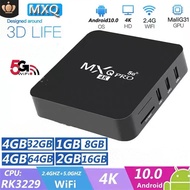 Smart TV Box MXQ Pro 4K 5G Home Smart TV Box Android TV Box 4K HD Box And Keyboard