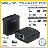 Wavlink 100Mbps Ethernet USB 2.0เครือข่าย LPR ปรินท์เซิฟเวอร์10/100Mbps USB เครือข่าย USB ฮับ USB US