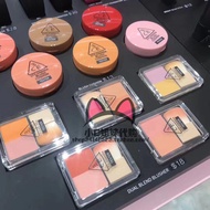 Korea Daigou 3CE DUAL BLEND BLUSHER Brand New Upgrade Two-Color Color Color Rendering Gradient Blush