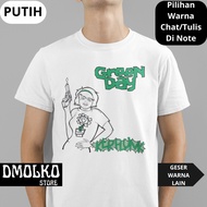 Green Band T-Shirt DAY 9 | Music T-shirt Size S - 7XL | Adult T-shirts and Children's T-shirts | Big